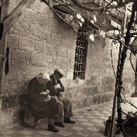 Paula und Lazarus Dublon jerusalem 1961 kurz vor ihrem Tod 200