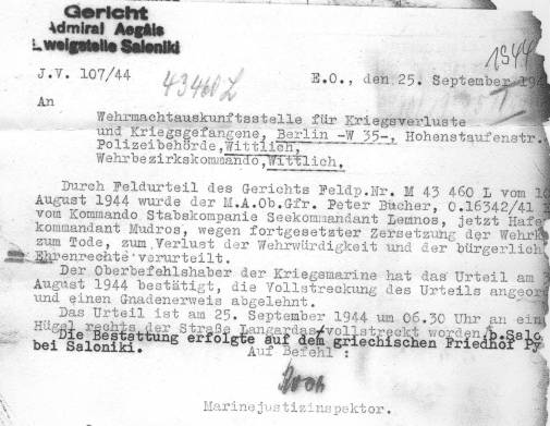 Todesurteil 40 Hinrichtung Peter Bucher 2 500