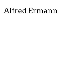 Erinnerung Hans Alfred Ermann