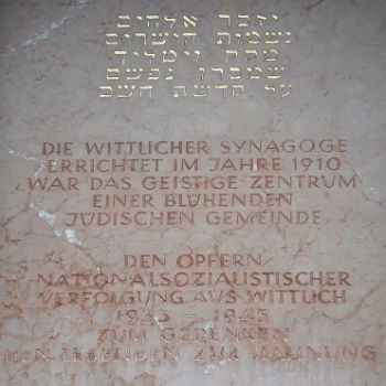Gedenktafel Gedenktafel Synagoge wil hw350 350